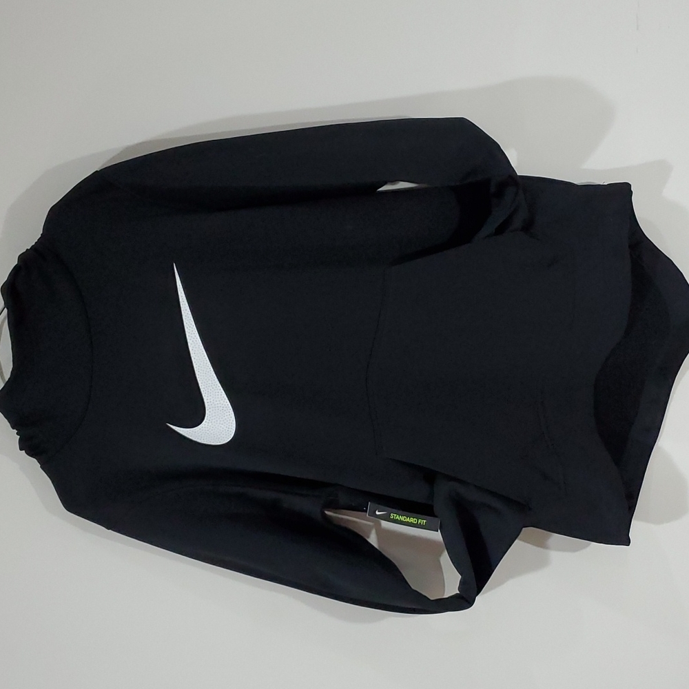 Nike black therma Dri-fit classic fit hoodie